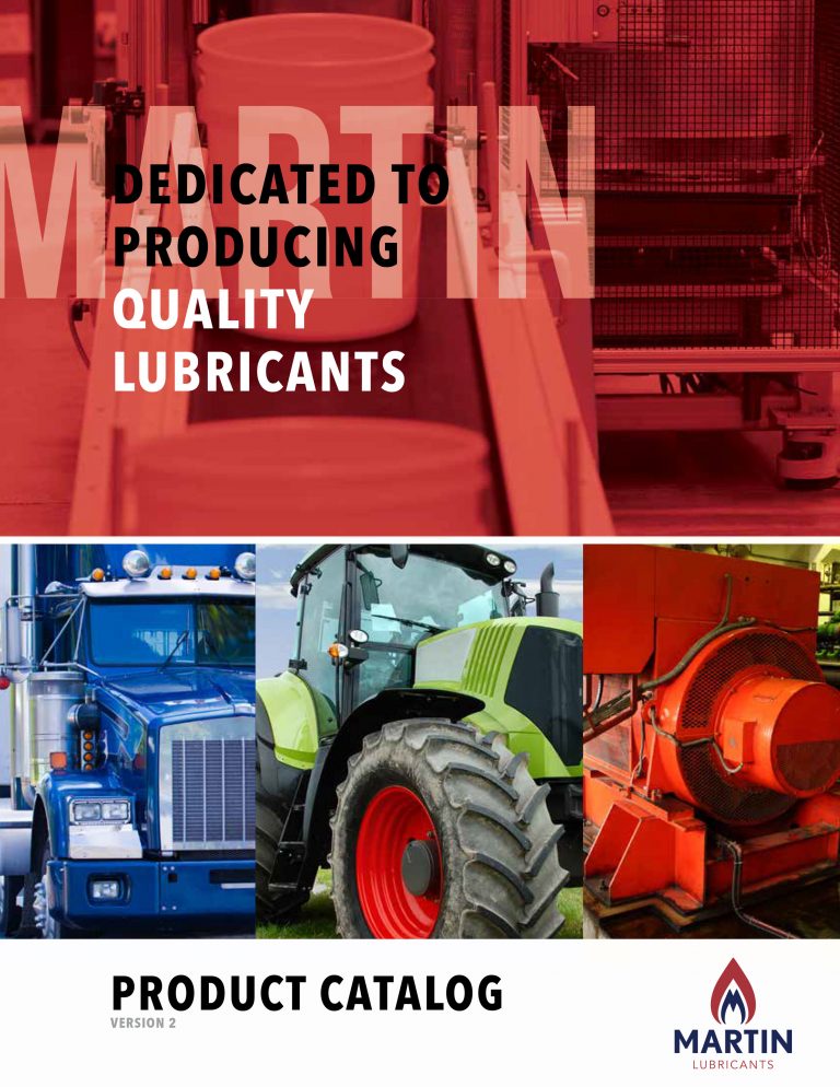 Martin Lubricants 2019 Martin Lubricants Catalog